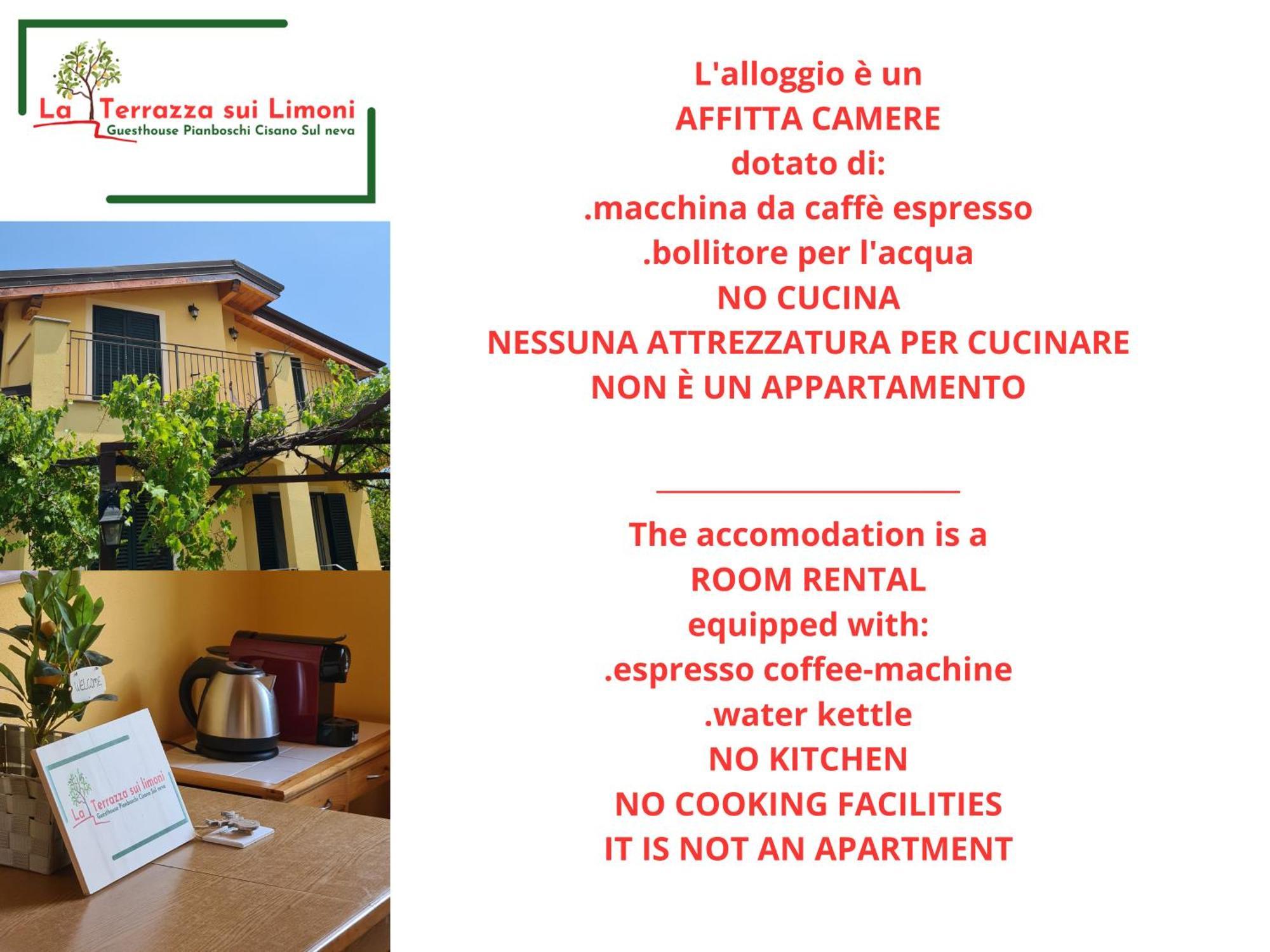 La Terrazza Sui Limoni - Suite Degli Ospiti - Mare, Escursioni A Piedi O Bike, Falesie Per Arrampicate Cisano sul Neva Eksteriør bilde
