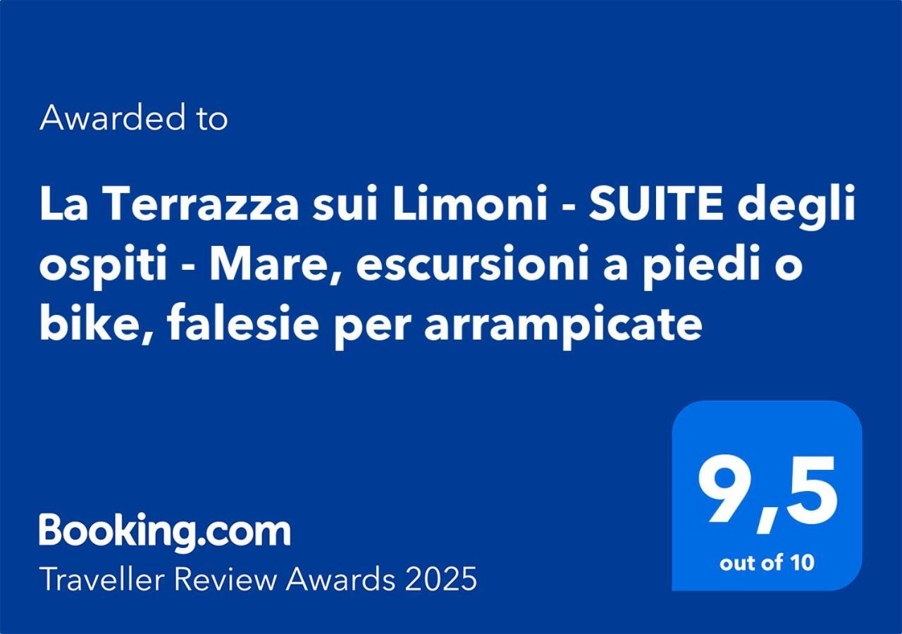 La Terrazza Sui Limoni - Suite Degli Ospiti - Mare, Escursioni A Piedi O Bike, Falesie Per Arrampicate Cisano sul Neva Eksteriør bilde